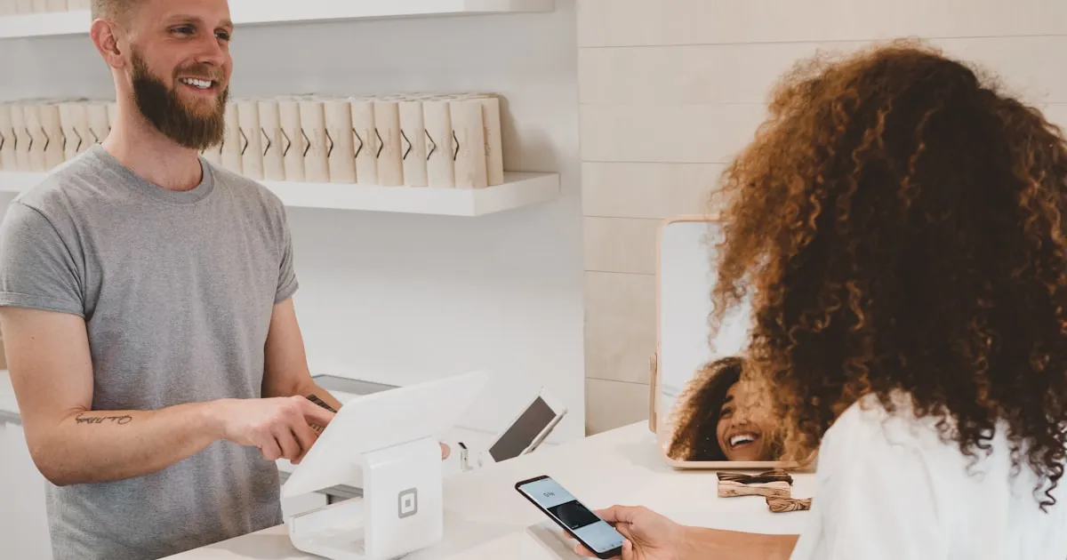 E-Commerce storefront with shopping carts and data analytics