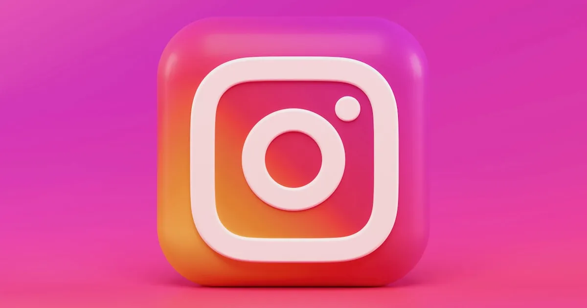 Person using smartphone showing Instagram content for social media marketing research