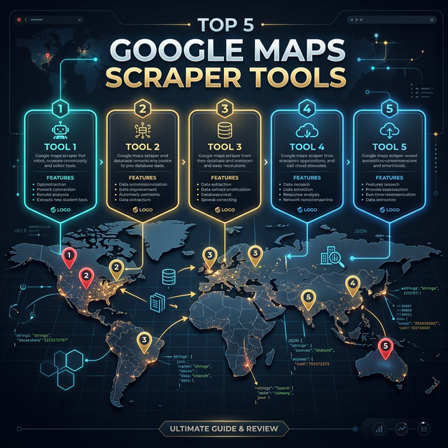 Top Google Maps scraper tools for extracting business data