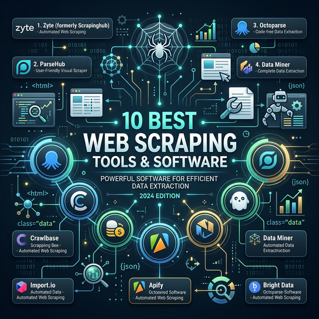 Overview of the best web scraping software and platforms in 2026